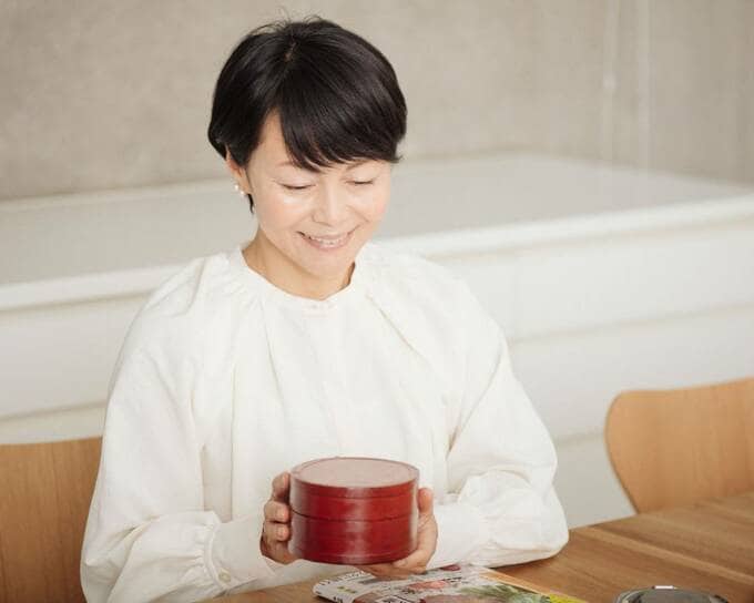 お弁当箱と藤井恵さん