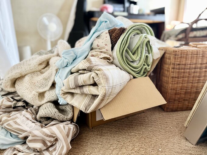 ごちゃついた部屋