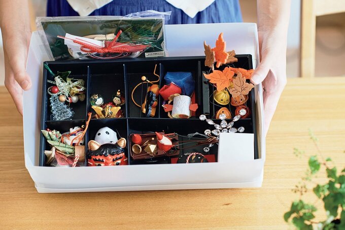 専用ボックスに小物