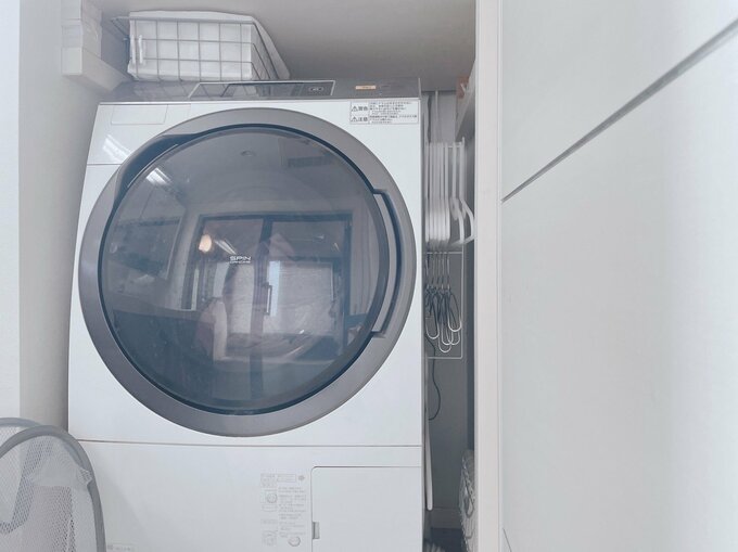 収納ラックにハンガーをすっきり収納