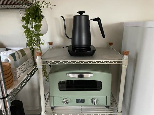 オーブントースターと電気ケトル