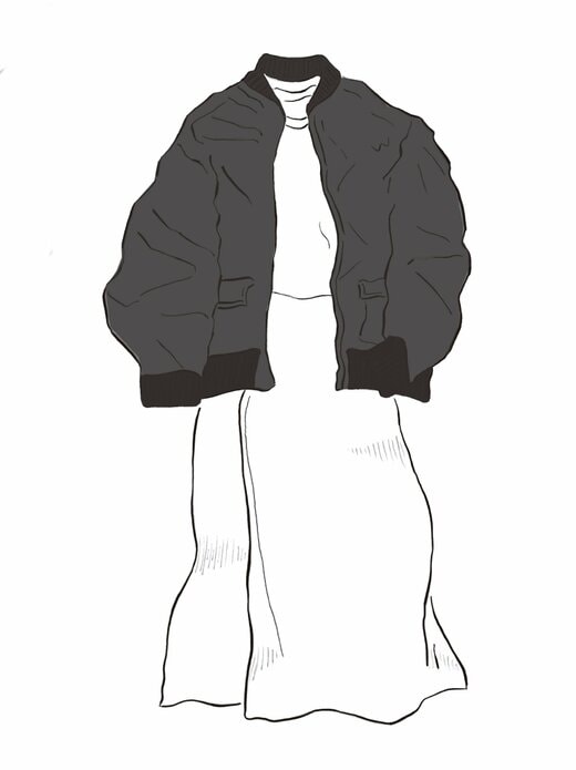 ナイロン素材のMA-1と相性がいいのはウール