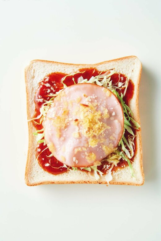 ハムカツサンド風トースト