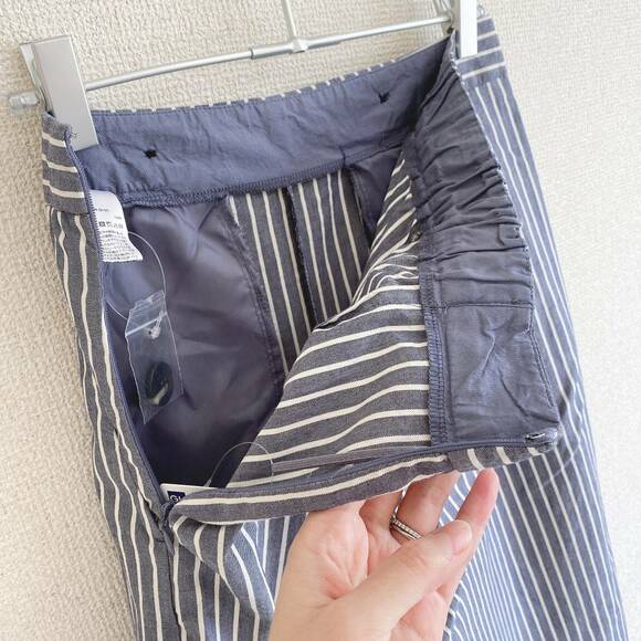 マリンワイドパンツのファスナー