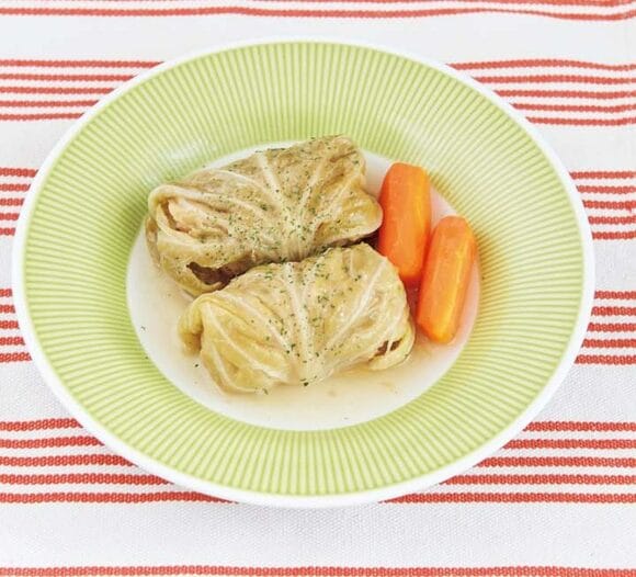 冷凍ロールキャベツをミルク風味にアレンジ