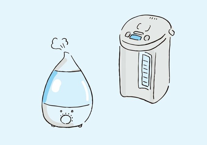 加湿器、電気ポット