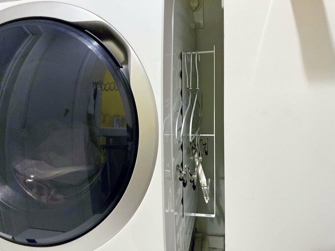 洗濯機横ラック