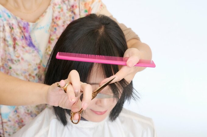 前髪カット