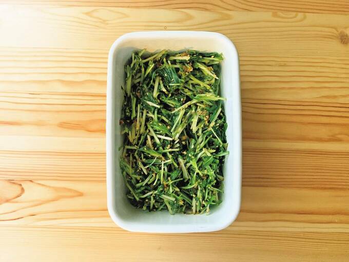 水菜の大量消費サラダ