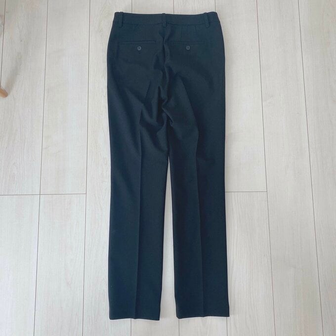 後ろにもセンタープレス