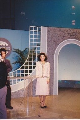 ピンクのスーツ