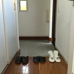 外出前にスリッパをそろえる