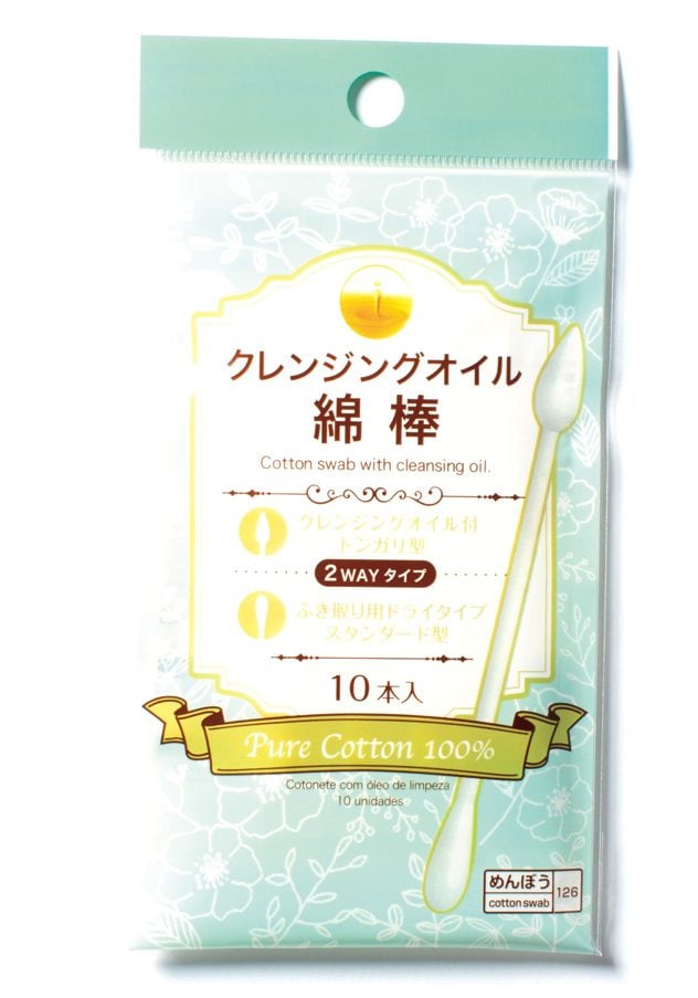 クレンジングオイル綿棒