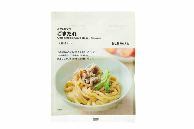 冷やし麺つゆごまだれ（無印良品）