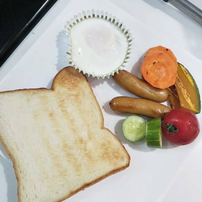 ワンプレート朝食