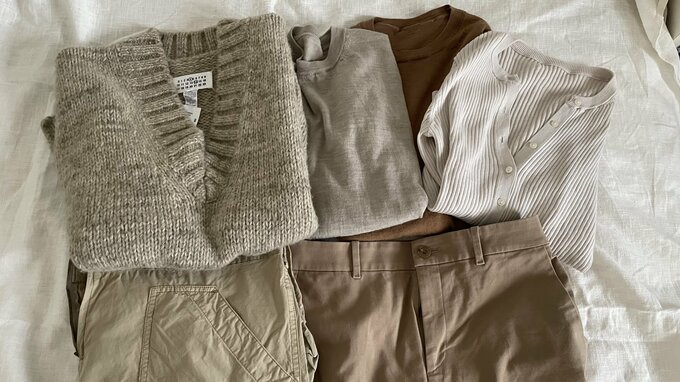 河村さん私物ベージュ服