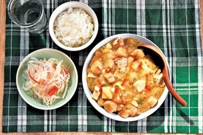 やみつきになる節約豚バラ麻婆！とろとろのお麩でボリュームアップ