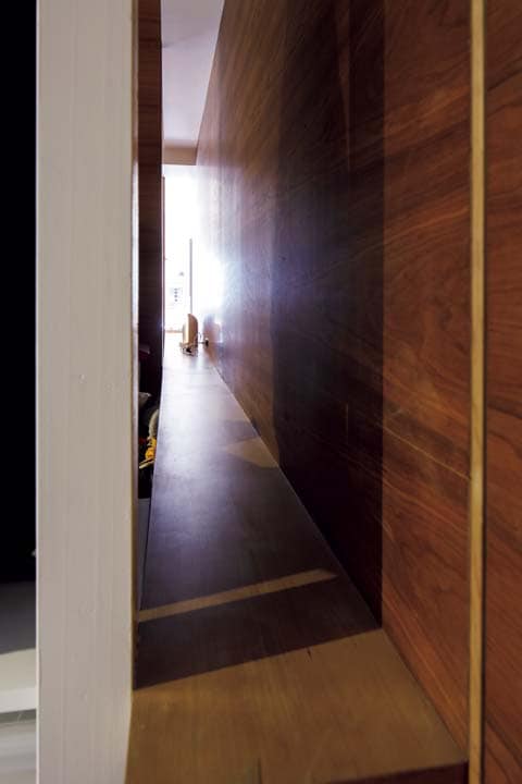 居室をつなぐスリット