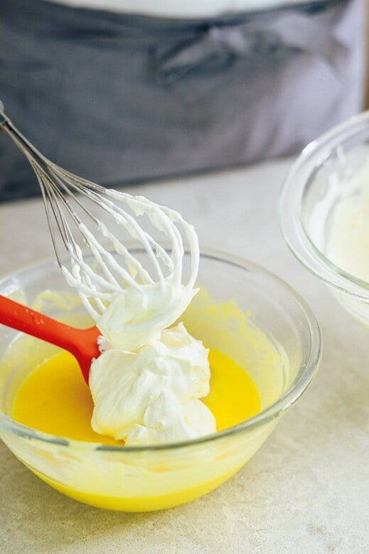 イチゴのババロアの調理過程