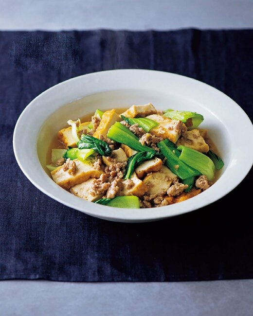 厚揚げのそぼろ煮