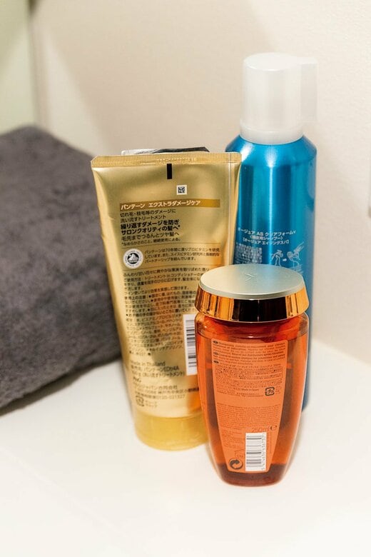 炭酸シャンプーなど、頭皮ケア用品