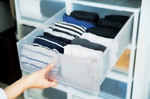 服を選ぶ＆しまうがスムーズ