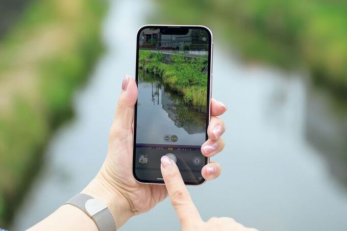 ●構え方の正解：縦の場合