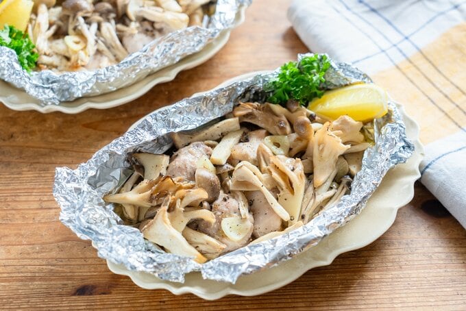 きのこのホイル焼き