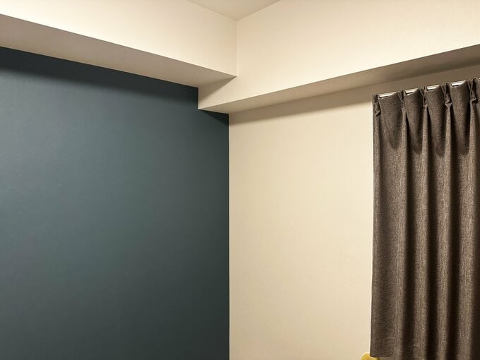 寝室のアクセントクロス