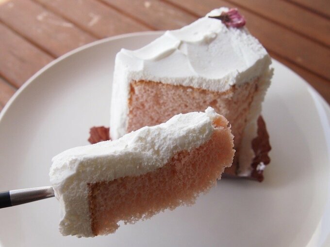 さくらシフォンケーキ