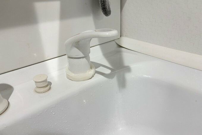 水栓根元の汚れ対策