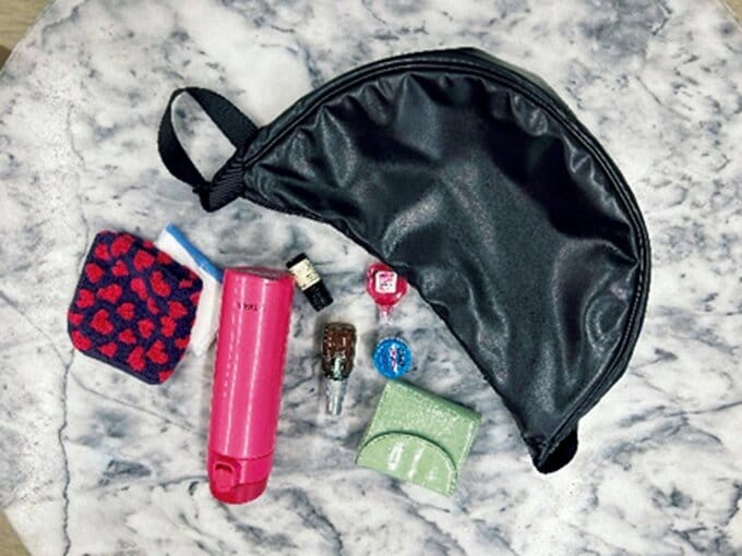 1300gにまとめたバッグの中身