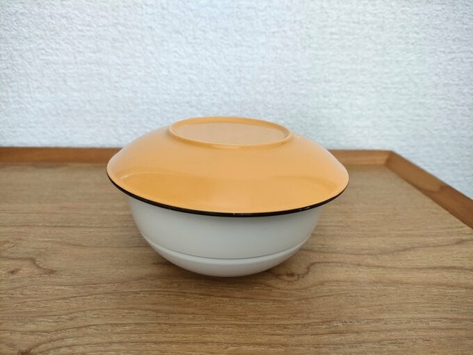 ラップをやめて皿で代用