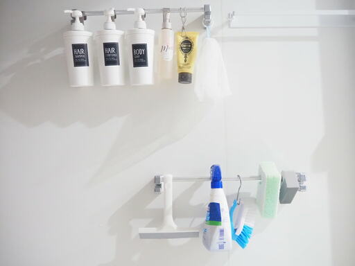 浴室のタオルハンガー