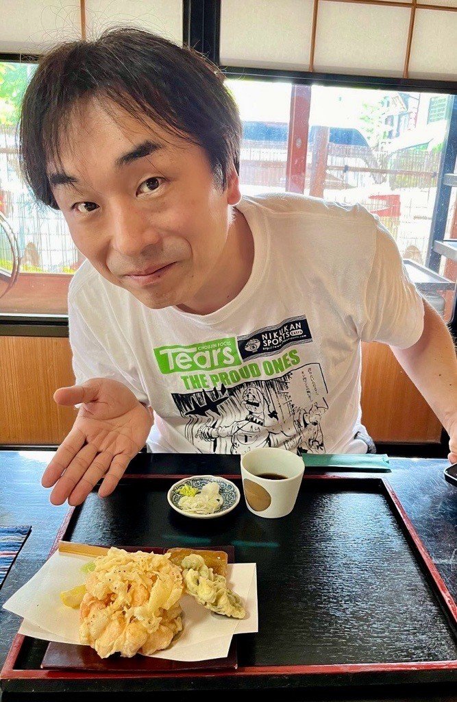 郡山市の蕎麦屋にて