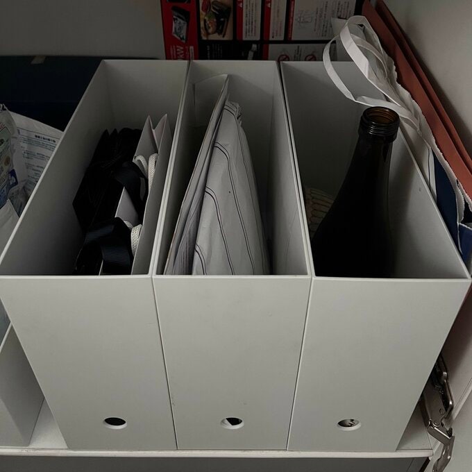 ゴミ箱の代わりにファイルボックス