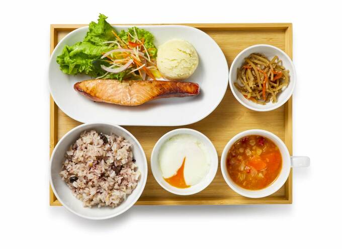 フィレサーモン定食