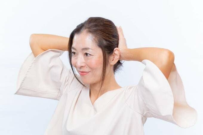 結ぶ様子