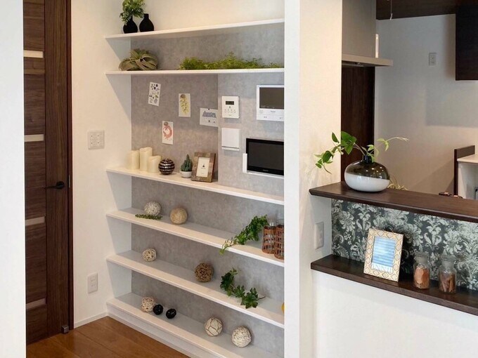 見学した家の飾り棚