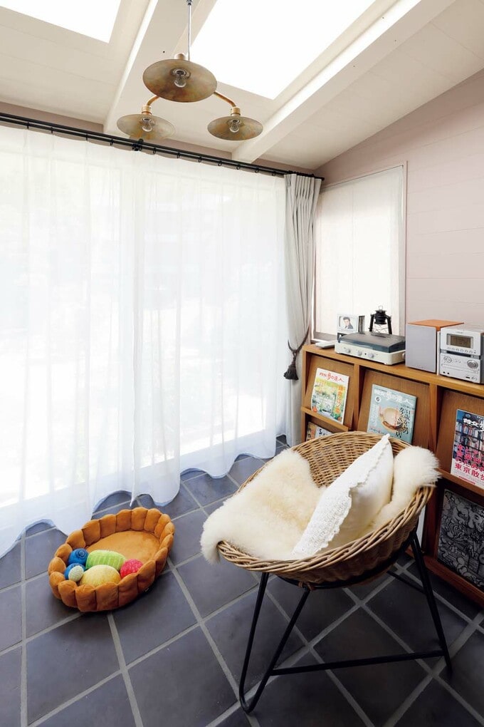 庭に面したサンルーム