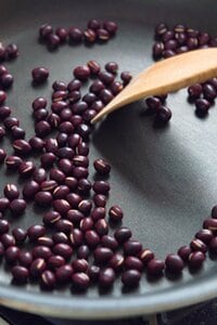 小豆炒るアフター