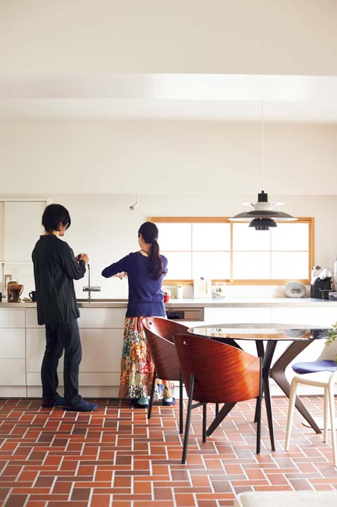 ふたりで過ごすことが多いダイニングキッチン