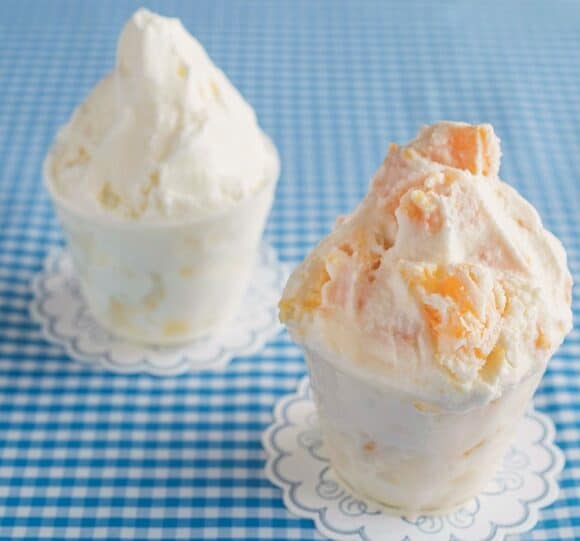 優しいミルク味のひんやりジェラート