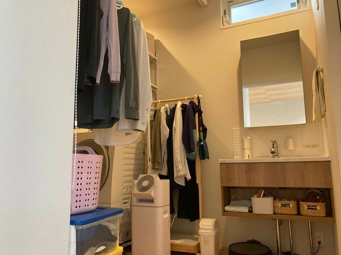 極小1.5畳の洗濯スペース