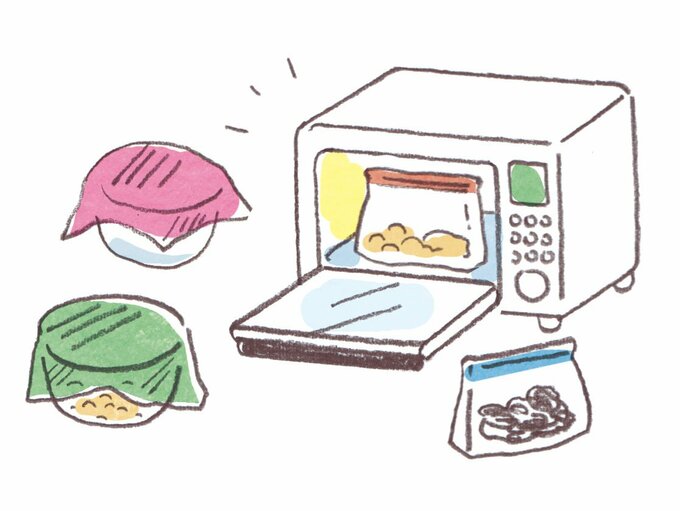 イラスト電子レンジ