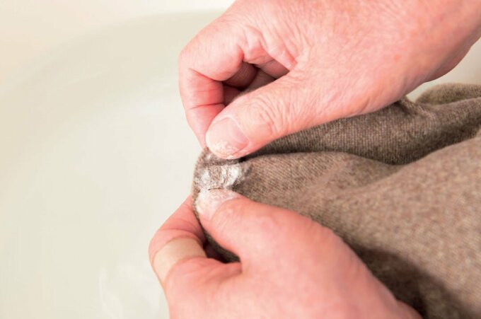 食べこぼしを前処理