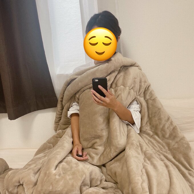 アイデアがすごい！「スマホ毛布」