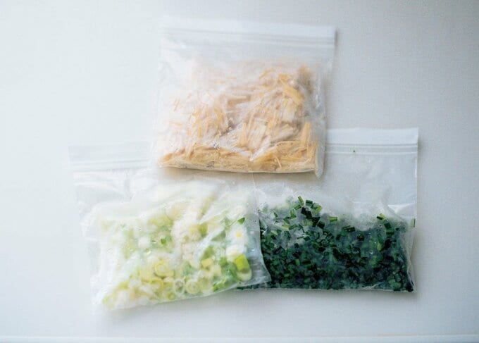 ジップロック食材