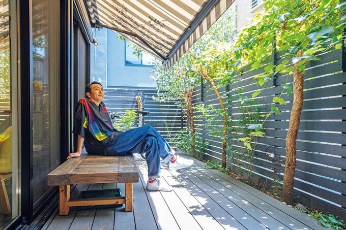 フェンスで目隠し