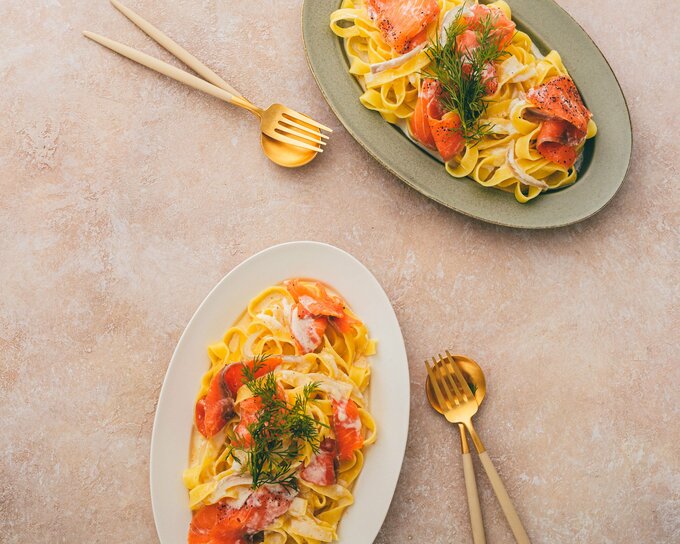 1品料理の日も、オーバル皿なら見栄えよく